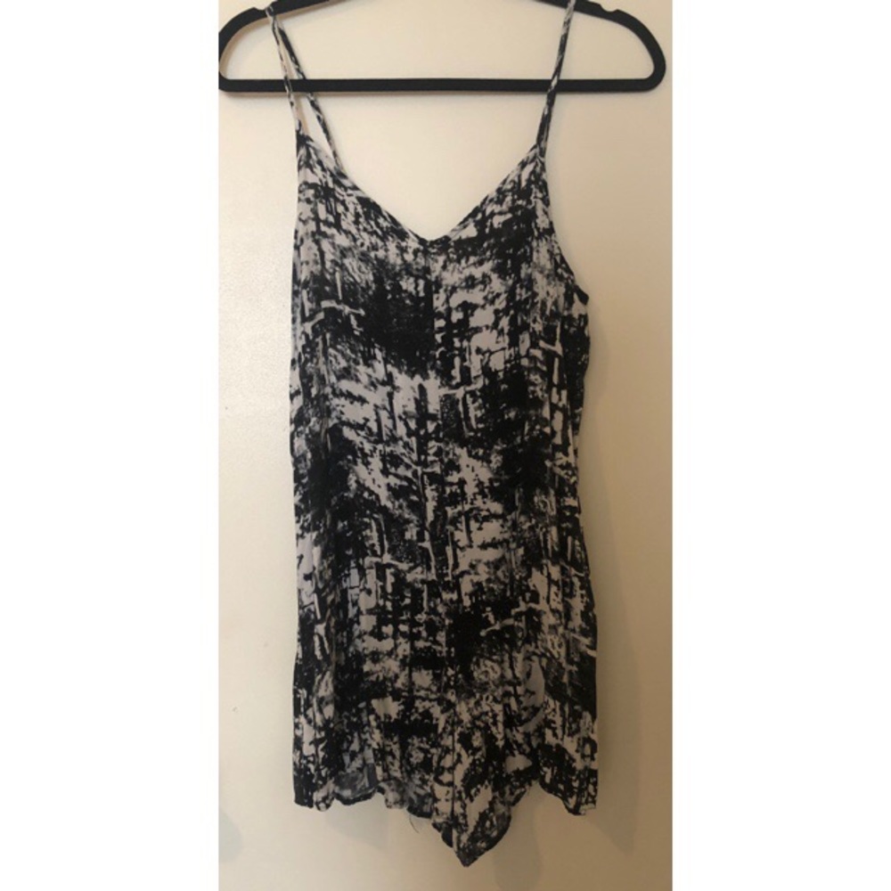 Spaghetti strap romper